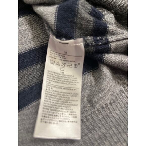 Banana Republic merino wool striped sweater 2022 men’s medium - Picture 7 of 7